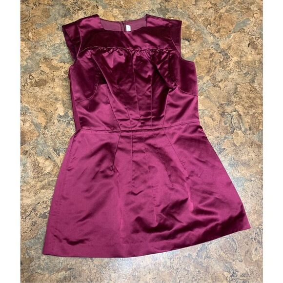 Prada Spring 2006 Silk Shiny Tailored Peplum Dressy Tunic Tank Top sz 40 - Picture 2 of 10